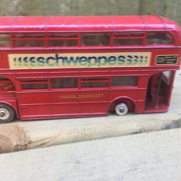 Vintage 1970 Dinky Toys 289 Routemaster Bus Toy Car Red - Picture 3 of 9